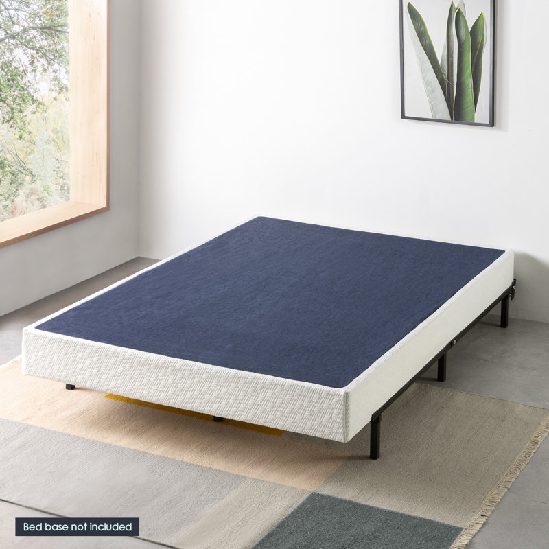 Alwyn Home Nikias Metal Box Spring with Wood Slats & Reviews Wayfair